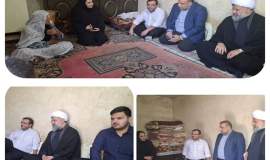 امام جمعه شهرستان دشتی از منازل مددجویان کمیته امداد خورموج سرکشی کرد