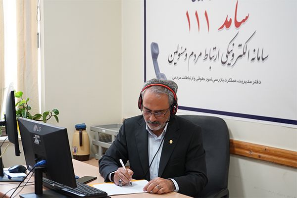 پاسخگویی مدیرکل کمیته امداد اردبیل به مطالبات مردمی در سامانه «سامد»