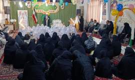 برگزاری جشن تکلیف ۵۰ دختر خانواده امداد در تربت‌حیدریه همزمان با ماه رمضان
