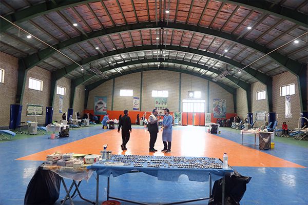 بهره‌مندی 690 مددجو از خدمات درمانی گروه جهادی «منتظران ظهور»