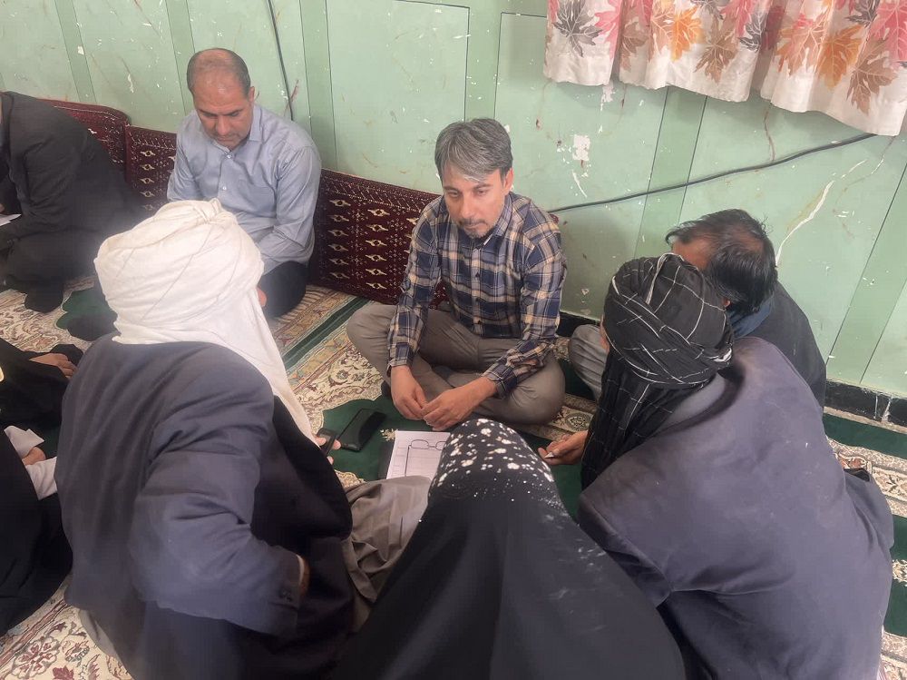 برپایی میز خدمت کمیته امداد سیستان و بلوچستان در شهر علی‌اکبر
