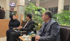 دیدار مدیرکل کمیته امداد امام خمینی(ره) خراسان شمالی با مدیر بانک اقتصاد نوین 