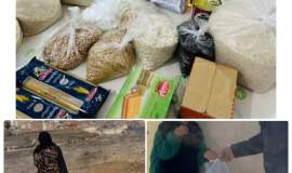 توزیع ۱۲۰ بسته معیشتی در بجنورد در قالب پویش «ایران همدل»