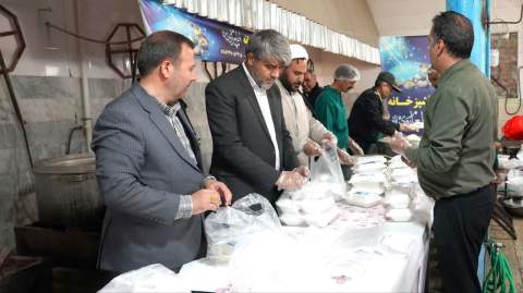 افتتاح آشپزخانه اطعام مهدوی در مسجد امیرآباد بیرجند