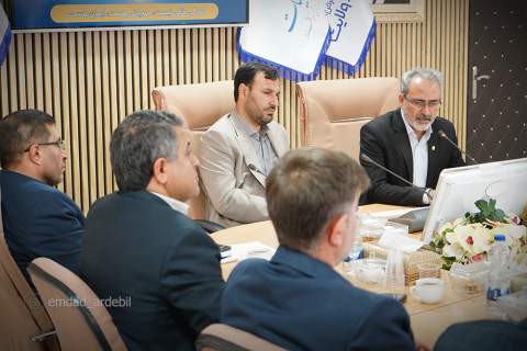 گزارش تصویری حضور نماینده مردم گرمی و انگوت در مجلس شورای اسلامی در کمیته امداد اردبیل 1405/03/12