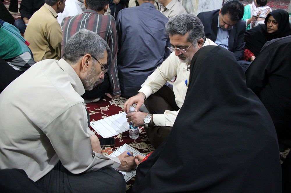 میز خدمت جهادی کمیته امداد در مناطق محروم زاهدان