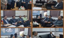 دیدار مدیرکل کمیته امداد امام خمینی(ره) استان بوشهر با بخشدار بوشکان