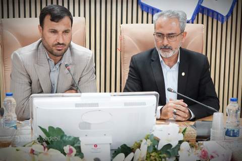 گزارش تصویری حضور نماینده مردم گرمی و انگوت در مجلس شورای اسلامی در کمیته امداد اردبیل 1405/03/12