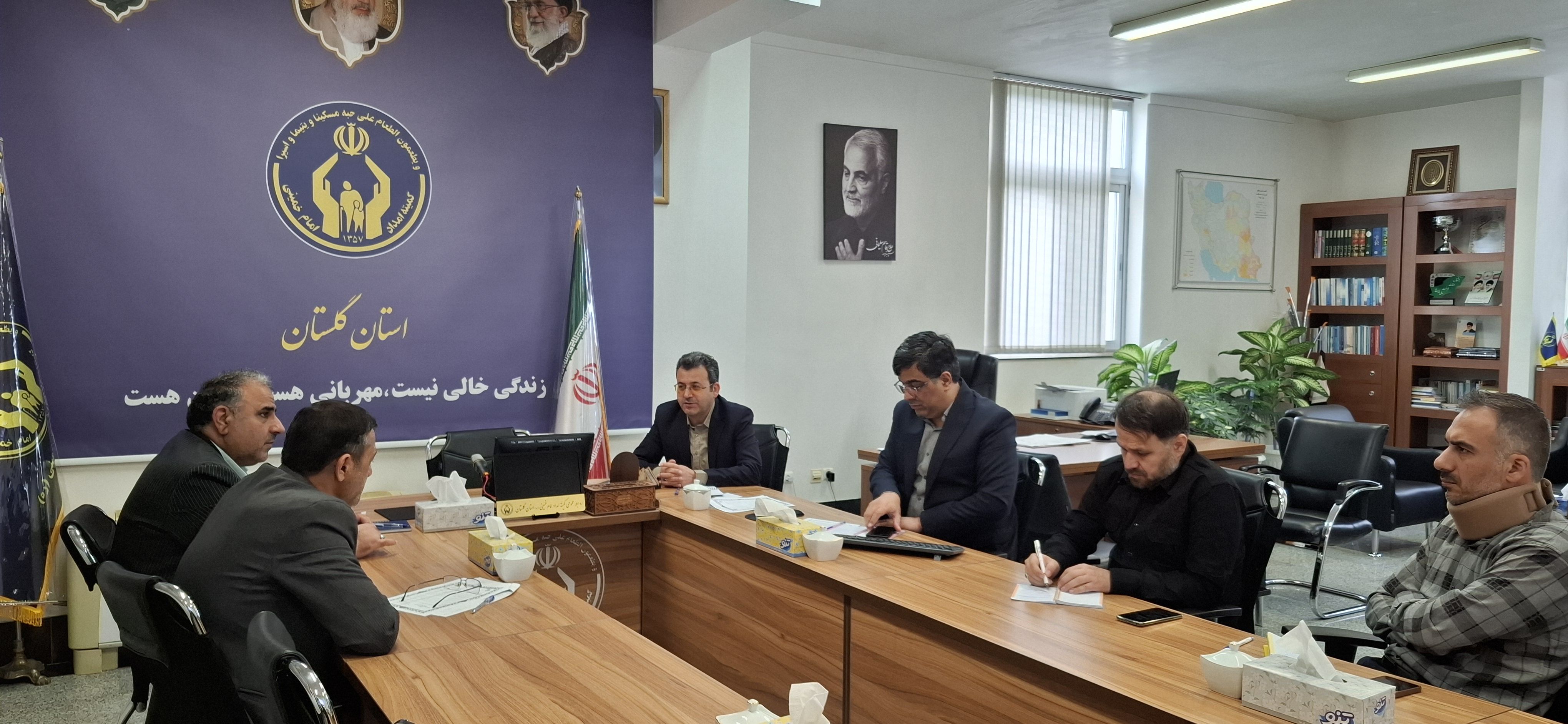 نشست تخصصی کمیته امداد  با معاونت اجتماعی وپیشگیری از وقوع جرم دادگستری گلستان  1404/08/24