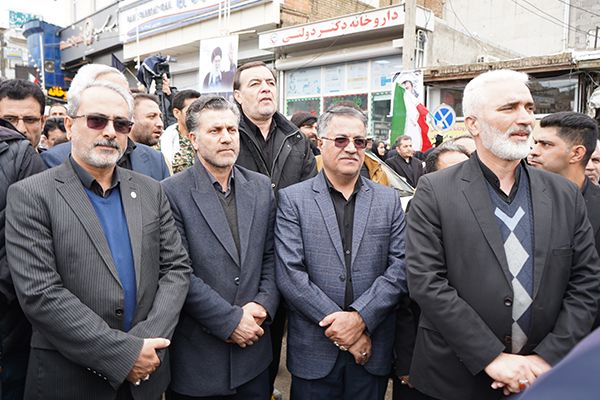 حضور مدیرکل کمیته امداد اردبیل در آیین تشییع شهدای جنگ رمضان در گرمی