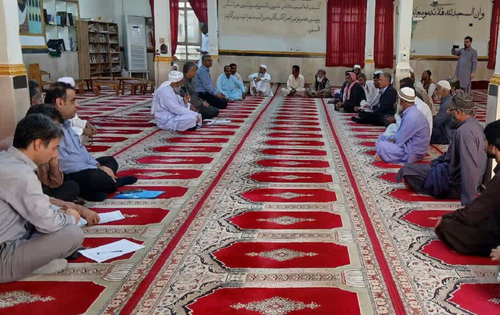برپایی میز خدمت کمیته امداد در مسجد جامع گلشن