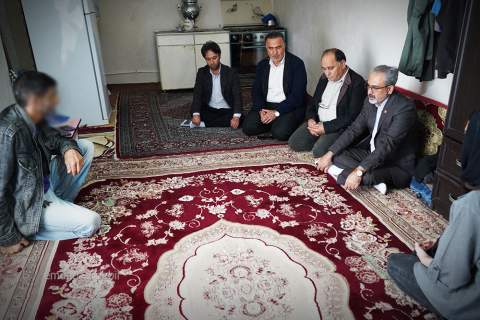 سفر مدیرکل کمیته امداد استان اردبیل به شهرستان بیله سوار