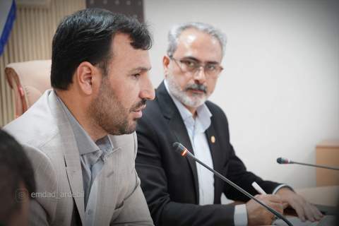 گزارش تصویری حضور نماینده مردم گرمی و انگوت در مجلس شورای اسلامی در کمیته امداد اردبیل 1405/03/12