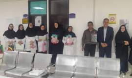 همه کادر درمان و پرستاری این مرکز در چرداول ایلام  حامی ایتام شدند