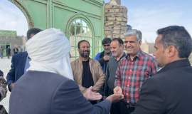 برپایی میز خدمت کمیته امداد سیستان و بلوچستان در شهر علی‌اکبر