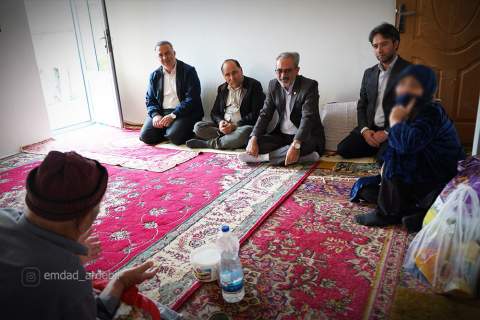 سفر مدیرکل کمیته امداد استان اردبیل به شهرستان بیله سوار