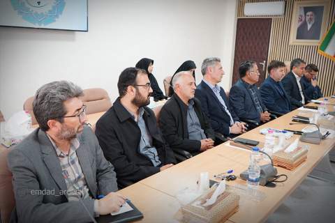 گزارش تصویری حضور نماینده مردم گرمی و انگوت در مجلس شورای اسلامی در کمیته امداد اردبیل 1405/03/12
