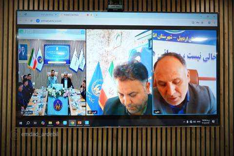 گزارش تصویری حضور نماینده مردم گرمی و انگوت در مجلس شورای اسلامی در کمیته امداد اردبیل 1405/03/12