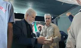 حضور نمایندگان مجلس شورای اسلامی در موکب کمیته امداد سیستان و بلوچستان