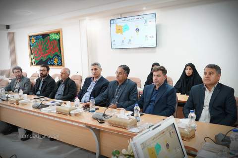 گزارش تصویری حضور نماینده مردم گرمی و انگوت در مجلس شورای اسلامی در کمیته امداد اردبیل 1405/03/12