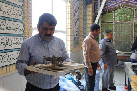 گزارش تصویری- اعزام 134 نفر از فعالان اجتماعی محلات کم برخوردارخراسان شمالی به کربلای معلی- مرداد ما