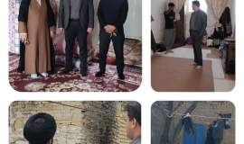 بازدید رئیس کمیته امداد فریمان از روند پیشرفت احداث طرح های بهسازی منازل مسکونی مددجویان 