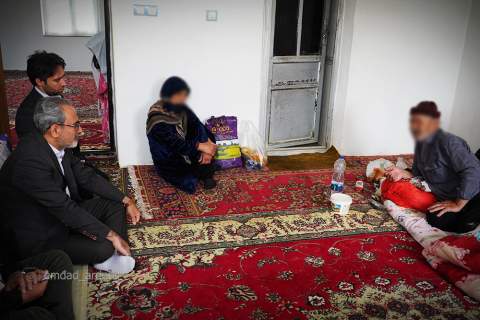 سفر مدیرکل کمیته امداد استان اردبیل به شهرستان بیله سوار