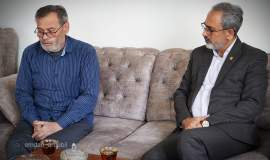 دیدار مدیرکل کمیته امداد اردبیل با همکار بازنشسته بیله‌سوار
