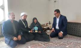 مهرمادری همسر شهید چتری بر سر 7 فرزند یتیم مه و لات 