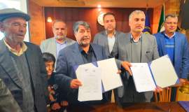 امضای تفاهم‌نامه های حمایتی کمیته امداد نیشابور با مشارکت خیرین در حوزه مسکن، درمان و جهیزیه