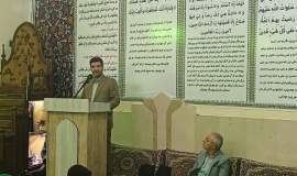 تبیین خدمات کمیته امداد سبزوار در مسجد جامع همزمان با دهه مبارک فجر