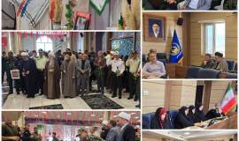 همایش بصیرتی و غبارروبی گلزار شهدا در بجنورد