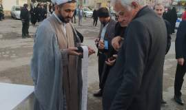 گزارش تصویری از حضور همکاران و امدادگران کمیته امداد  در محل مصلای شهر ایلام و مشارکت در جمع آوری زک