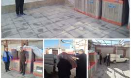 اهدای ۲۱ کولر به خانواده‌های تحت حمایت خلیل‌آباد