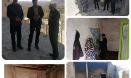 بازدید میدانی رئیس کمیته امداد کوهسرخ از ۱۰ منزل مددجوی روستای طرق