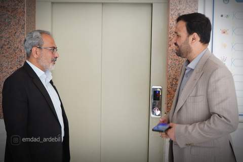 گزارش تصویری حضور نماینده مردم گرمی و انگوت در مجلس شورای اسلامی در کمیته امداد اردبیل 1405/03/12
