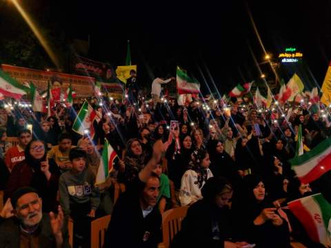 گزارش تصویری- برنامه  "کاروان زندگی در میدان" در هفتاد و پنجمین شب اجتماعات مردمی بجنورد-1405/02/24