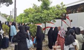 افتتاحیه اردوهای کمیته امداد گلستان با اعزام 260 دانشجوی دختر به گیلان