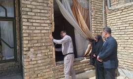 بررسی خسارت ۳۴ منزل مددجوی کمیته امداد فلاورجان در جنگ رمضان