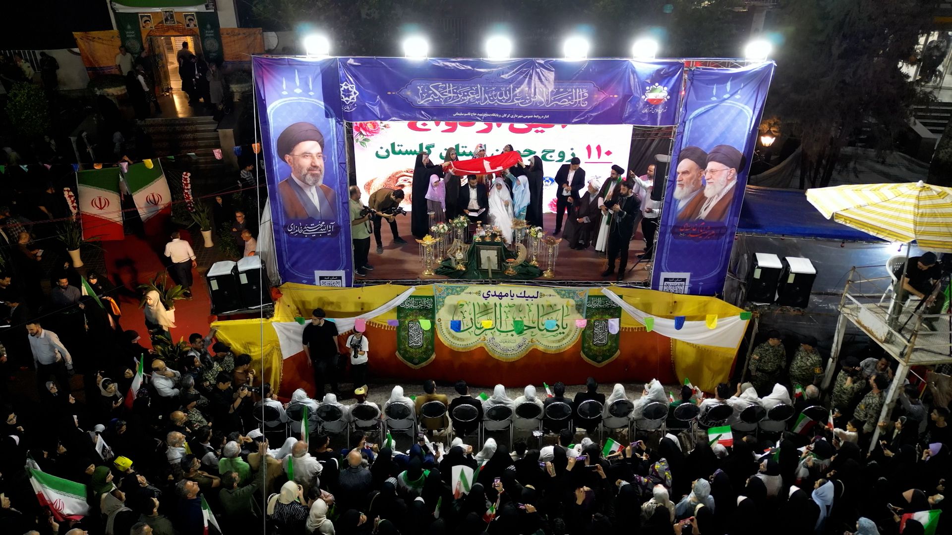 جشن ازدواج  110 زوج جوان گلستانی در تجمعات «جنگ تحمیلی سوم» به روایت تصویر1405/03/12