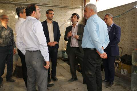 بازدید از طرح های اشتغال مددجویی در زمینه نیروگاه های خورشیدی