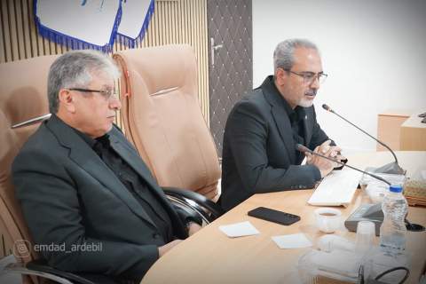 گزارش تصویری حضور نماینده مردم خلخال و کوثر در مجلس شورای اسلامی در کمیته امداد اردبیل1405/03/30