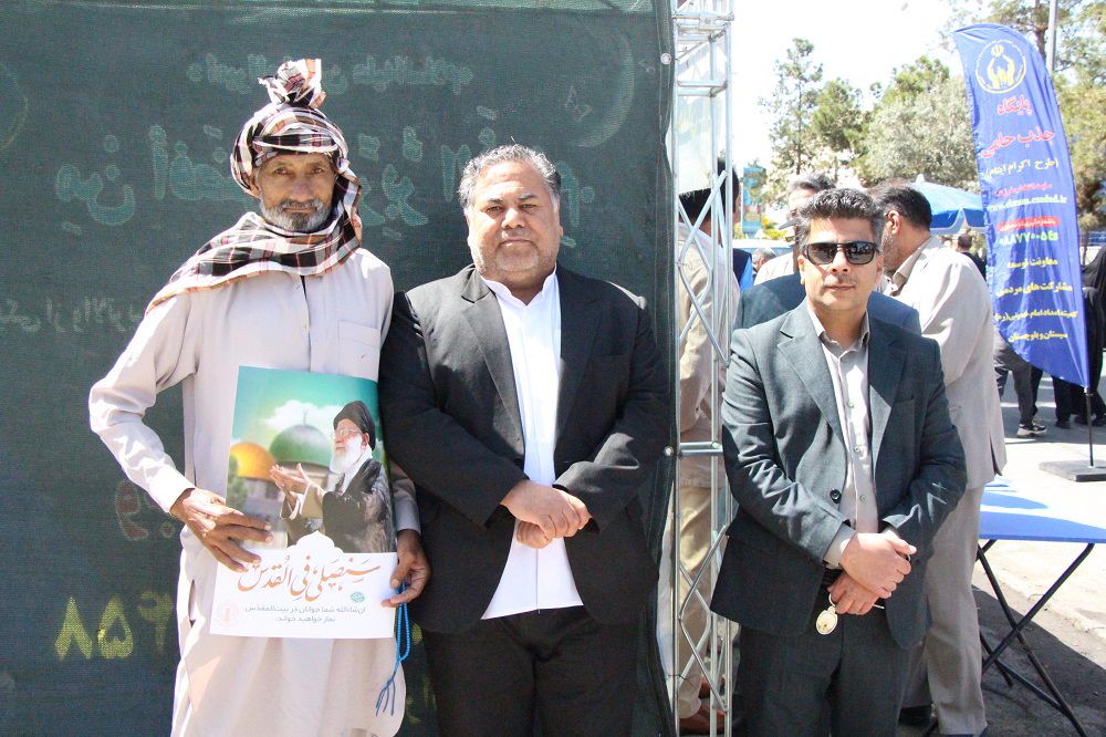 حضور امدادگران سیستان و بلوچستان در راهپیمایی روز قدس